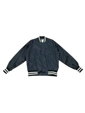 Men’s Vintage 1990s The Heart of America Chevy Nylon Jacket Black Made in USA